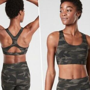 Athleta camo contender sports bra
